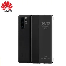 100% Original huawei smart window holster Flip Cover Leather Phone Case Voor huawei P30 P30pro
