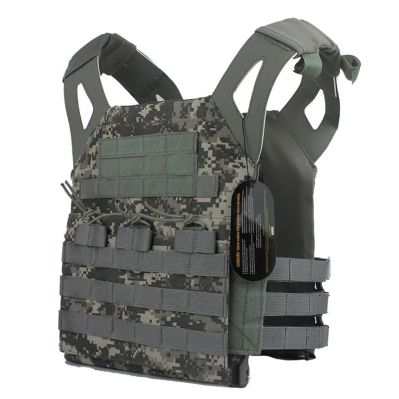 ACU TACVASEN Камуфляжный военный тактический жилет Wargame Body Molle Armor без рукавов gar men t Jungle Equip men t men Army gear D-SZLM-014 - Цвет: ACU