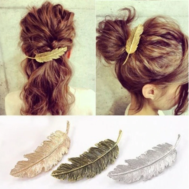 Заколки для волос в виде листьев заколки с кристаллами и жемчужинами свадебные