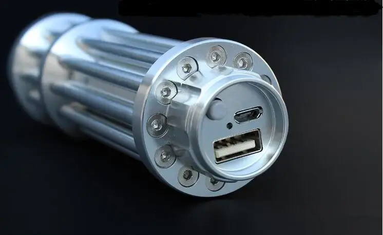 Мощная Синяя лазерная указка USB 200000 м нм лазерный светильник регулируемый фокус