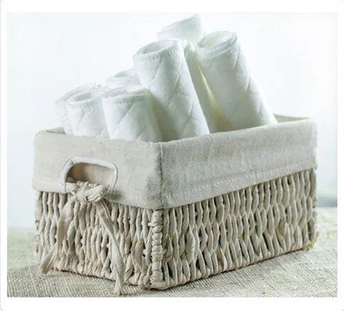 Многоразовые детские подгузники ткань пеленки вставки 1 шт. 3 слоя 100% хлопок можно