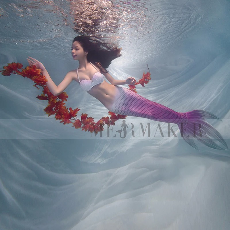 Хвост русалки с Моноласты Filpper костюм женский для косплея костюмы плавания