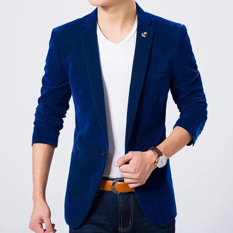 Весна Осень 2020 новый мужской блейзер Корейская версия приталенного костюма