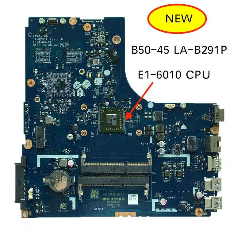

For Lenovo B50-45 LA B291P ZAWBA BB LA-B291P Laptop PC Motherboard