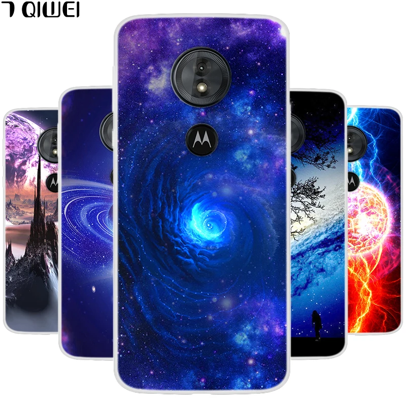 Для Moto G6 Play чехол 5,7 ''силиконовый мягкий ТПУ Модный чехол для телефона для Motorola Moto G6 Play чехол G6Play G 6 Play Cover Space Para