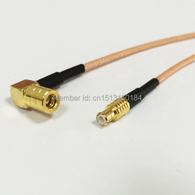 Новый модемный коаксиальный кабель SMB гнездовой разъем с прямым углом к MCX