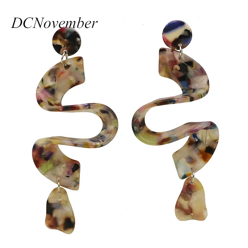 Новые богемные длинные серьги с уксусной кислотой висячие для женщин Винтажные