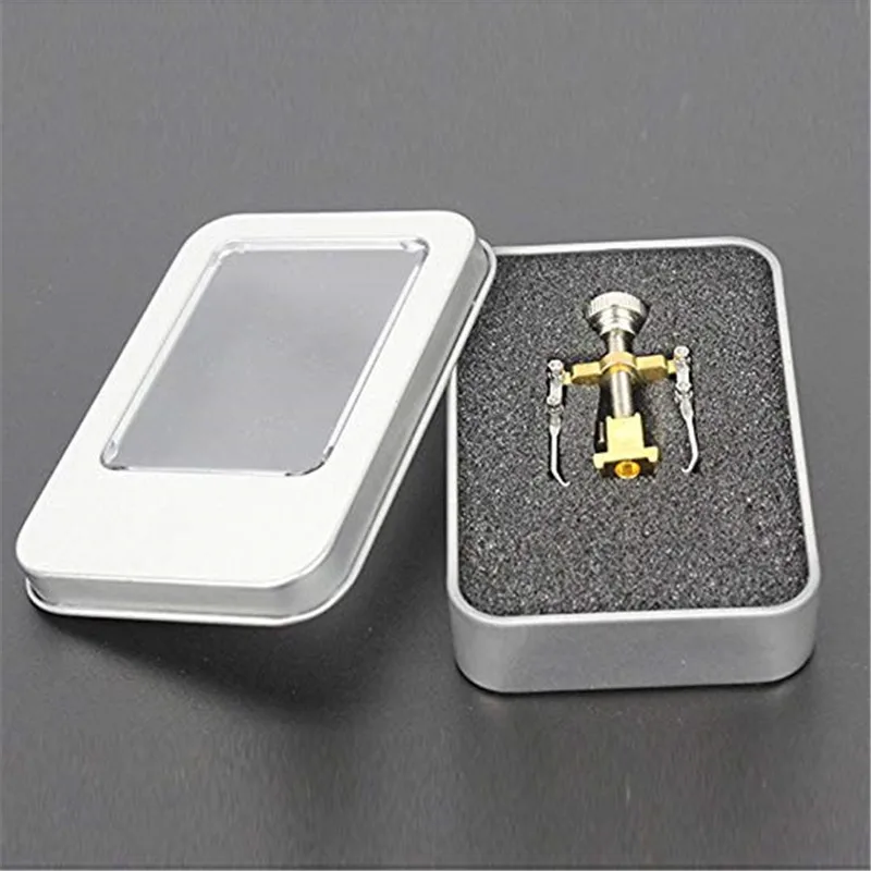 Gold with Box Вросший ноготь корректор для педикюра закрепитель для ногтей на ногах Уход за ногтями на ногах ортопедическая Нержавеющая Сталь лечение Onyxis Bunion коррекция инструмента - Цвет: Gold with Box