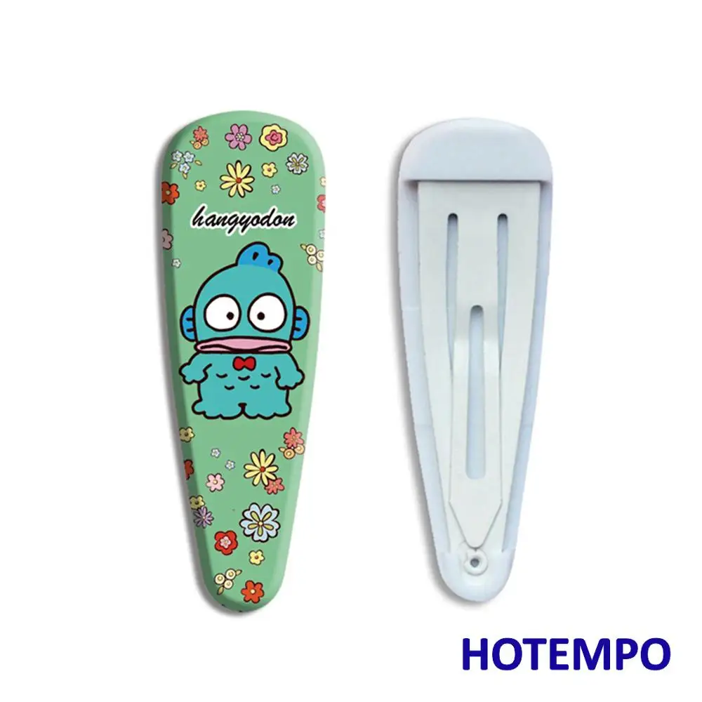 Япония мультфильм Милая Мелодия Cinnamoroll куроми помпон Keroppi Сэм двойное детство Kawaii шпильки заколка для волос для девочек подарок для детей - Цвет: UVFJ-BYR-GN-2P