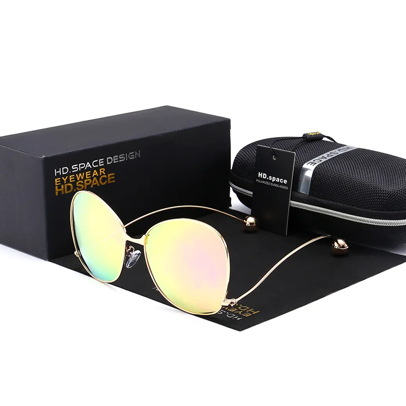 HD Брендовая Дизайнерская обувь Для женщин поляризационные Солнцезащитные очки