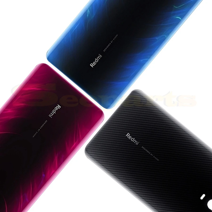 Чехол для Xiao mi Red mi K20 Pro mi 9T Pro, Задняя стеклянная панель, задняя крышка для задней двери, красная задняя крышка для mi K20, с клеевым покрытием, корпус для K20 mi 9T