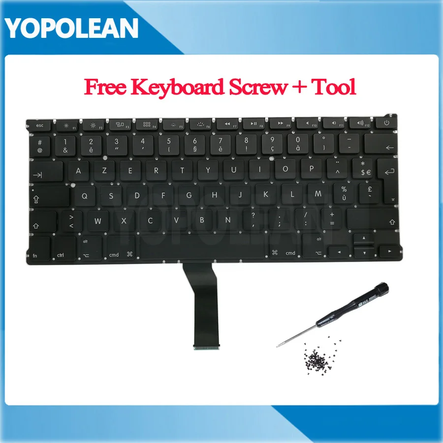 Новая AZERTY Французская клавиатура для Macbook Air 13 &quotA1369 A1466 2011 2012 2013 2014 2015