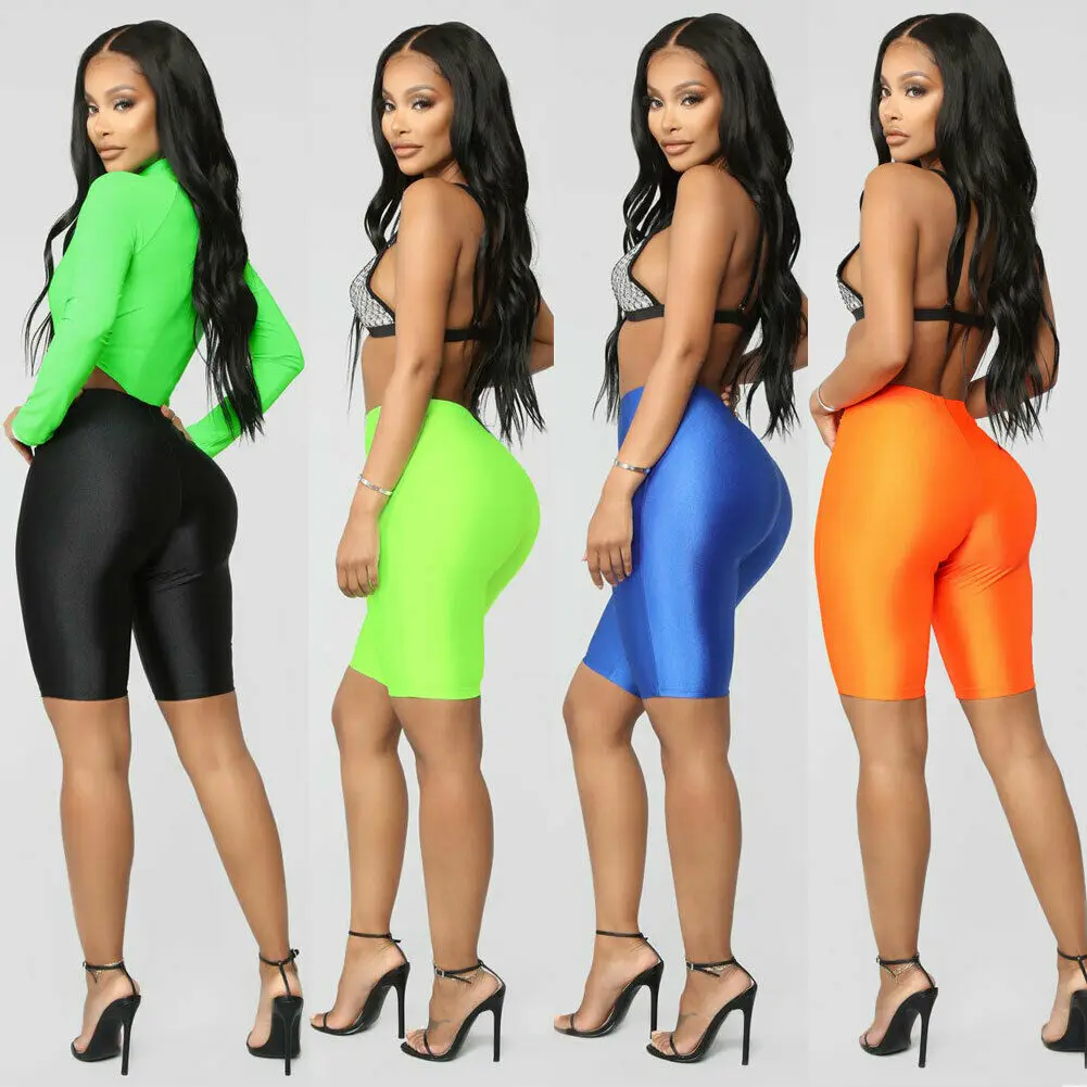 Модные женские велосипедные шорты для йоги танцевальные спортивные леггинсы