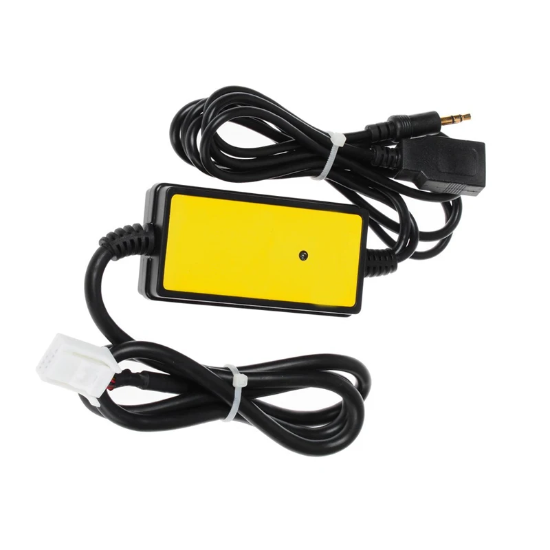 Автомобильное аудио устройство AUX USB кабель адаптер внешняя передача Y жгут