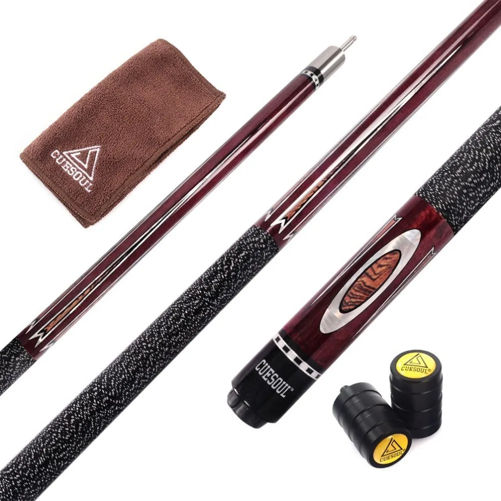 CUESOUL Center Jointed Pool Cue Stick with Cue Joint Protector