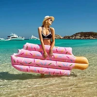 196 cm popsicles giant inflatable float air mattress summer fun hawaii pool beach party kids adult float toy decoration supplies