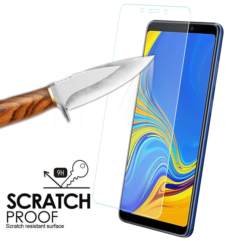Для Samsung A50 HD полное покрытие закаленное стекло для Galaxy A9 A7 2018 A6 Plus A30 A40 A90 A8 Star Lite A9S