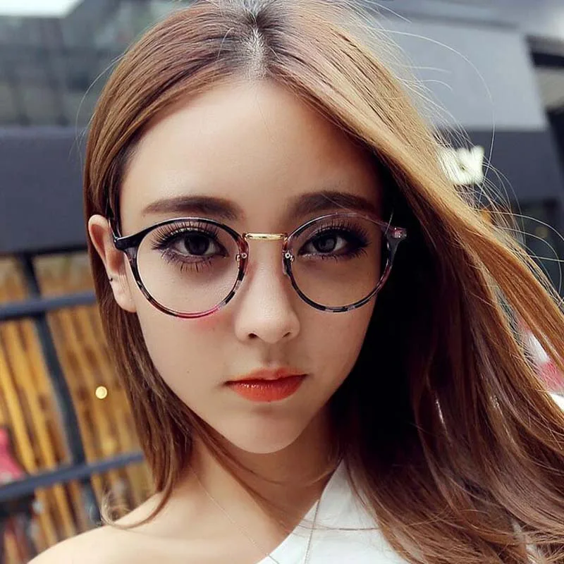 Новинка 2017 очки ретро металлические круглые женские оправа мужские с оптической