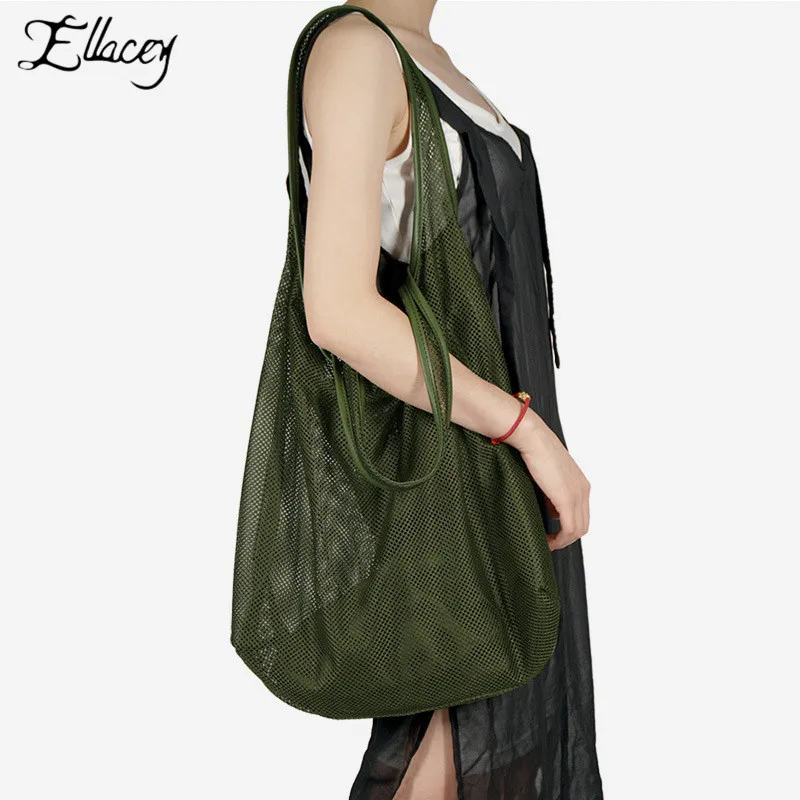 Ellacey женская сумка на плечо новая модная трендовая перспективная сетчатая