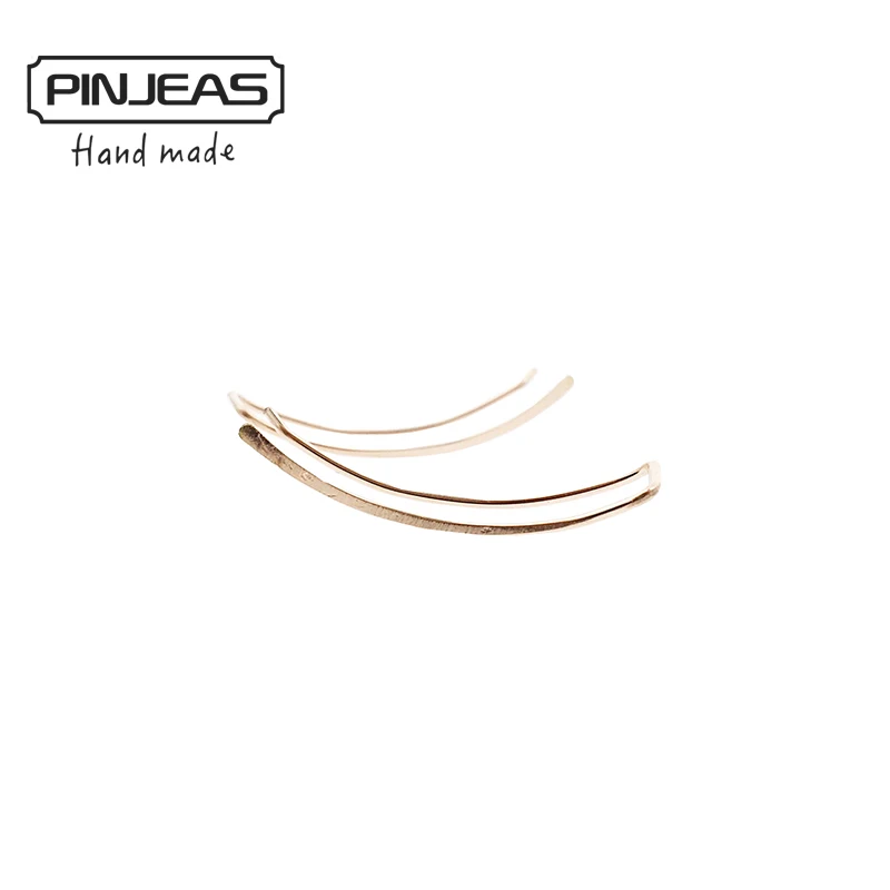 Серьги PINJEAS для альпинизма ручная работа шпильки гусеничного стержня удлиненные