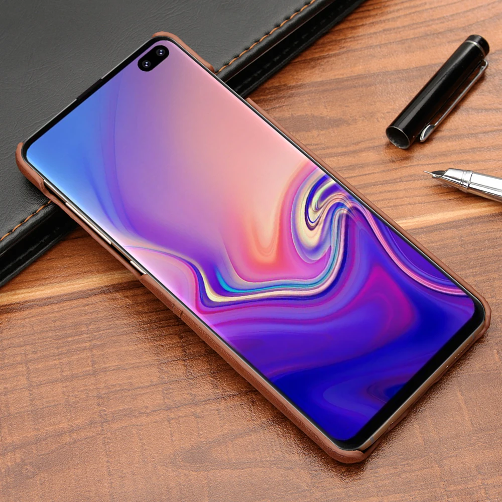 Для samsung Galaxy S8 S9 плюс S10 S10e кожаный чехол роскошный винтажный кошелек для карт