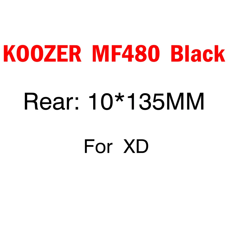 XD Black 10X135mm KOOZER MF480 32 отверстия передняя, Задняя Ступица 4 герметичный подшипник 24T трещотка QR быстрый выпуск через ось горный велосипед концентраторы для Shimano Sram - Цвет: XD Black 10X135mm