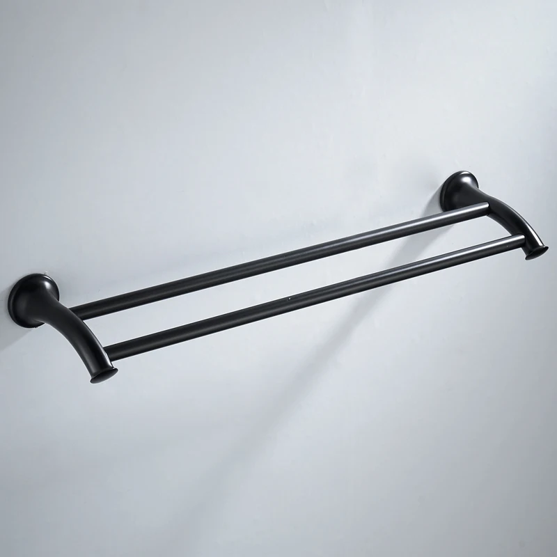 Черный Полотенца бар Нержавеющая сталь полка аксессуары вешалка для полотенец в