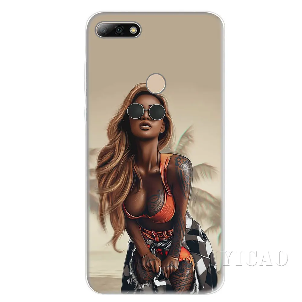 IYICAO красивая девушка жесткий чехол для Huawei P8 P9 P10 P20 P30 Lite 2015 2016 2017 Plus Pro P Smart 2019 |