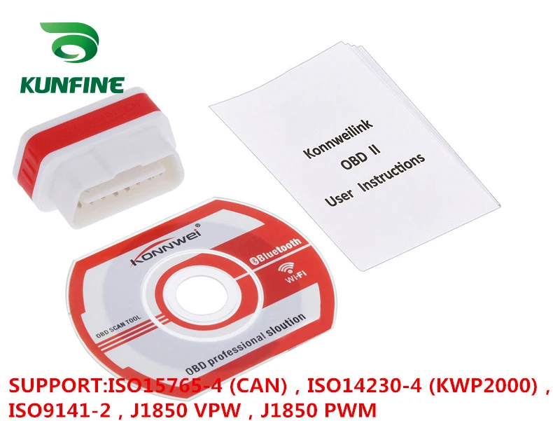 KW901 ELM327 Bluetooth 4 0 ODB2 II диагностический сканер кодов специально для IOS/iPhone/iPad адаптер