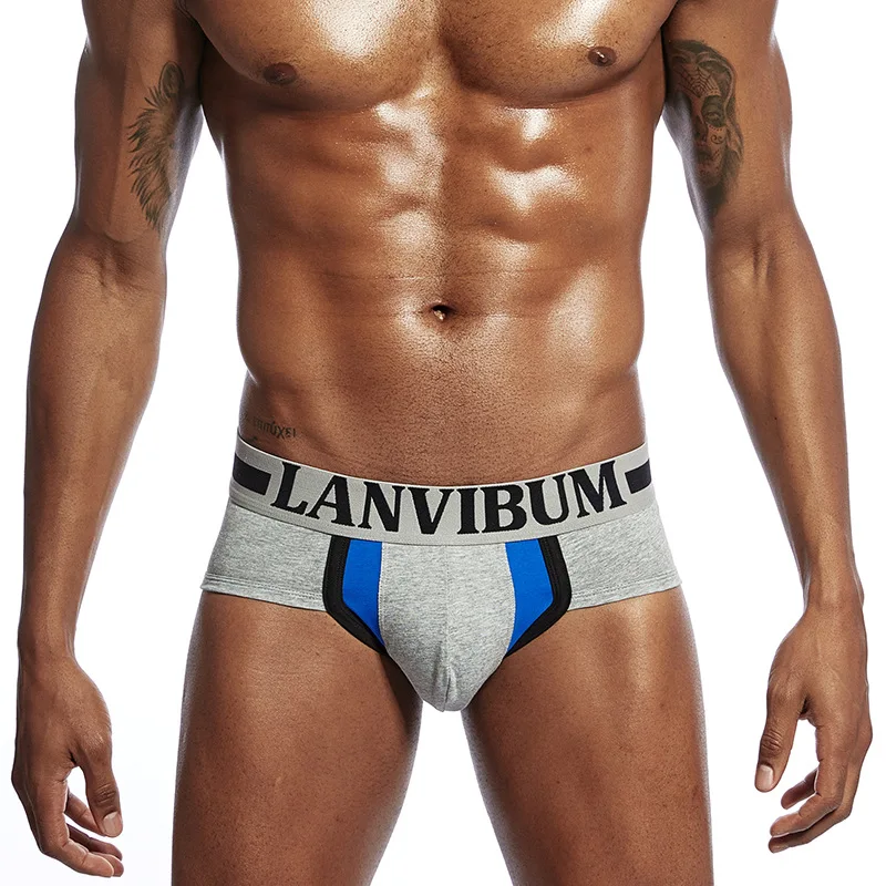 Мужские трусы с низкой талией сексуальные брифы мешочком для пениса Wonderjock