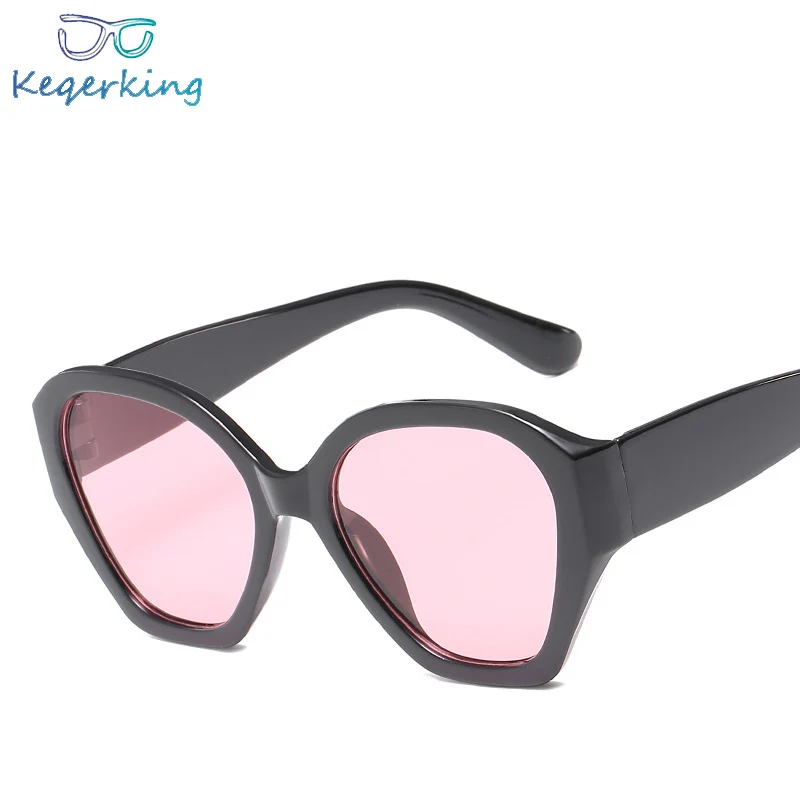 

Unisex Brand Designer irregular Shape Multiple Color Reflective Sunglasses Women Vintage Colorful Mirror Glasses UV400 HA-39