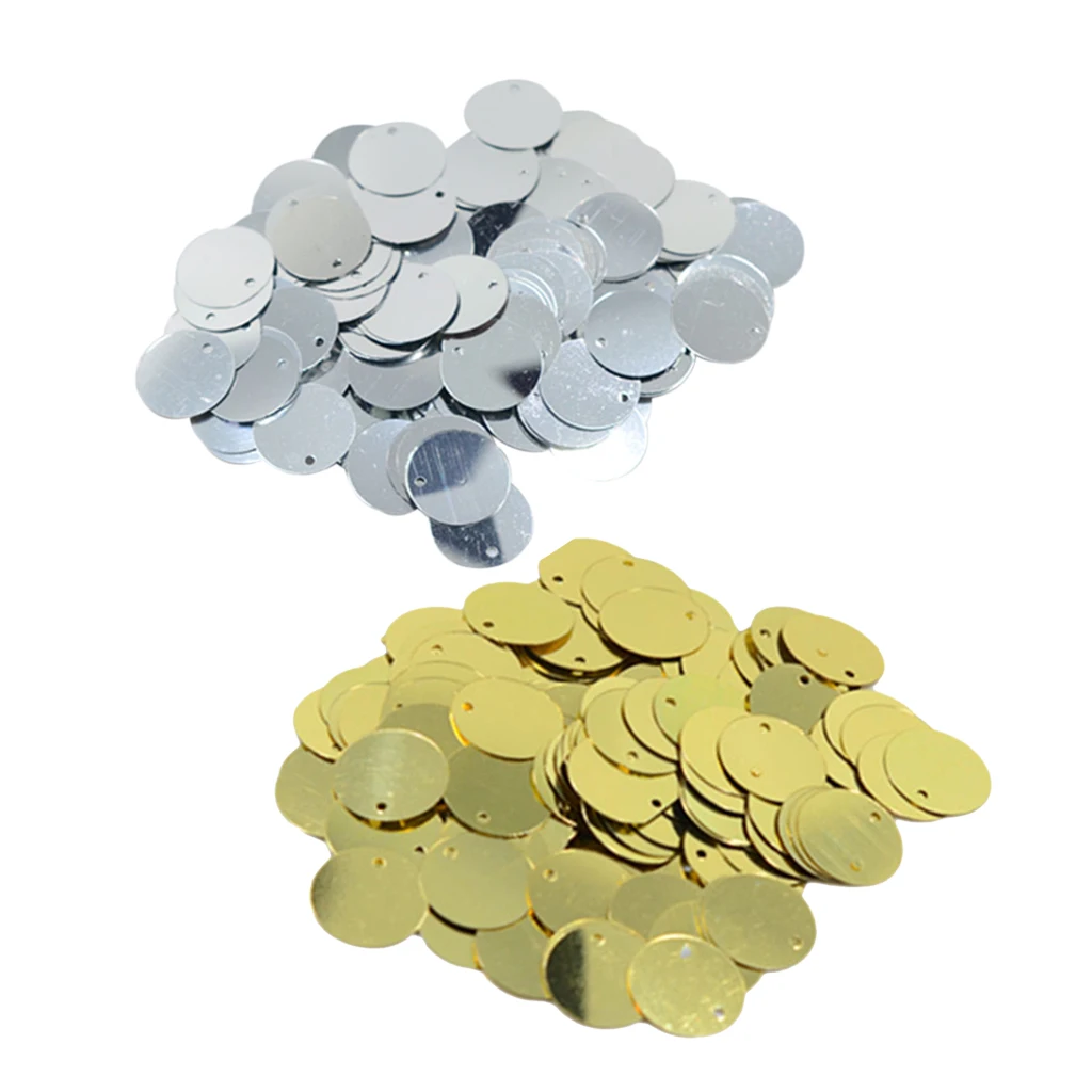 fityle 260Pcs DIY Loose Sequins Paillettes Sewing Appliques For Scrapbooking Bag Clothing Decor Crafts | Дом и сад