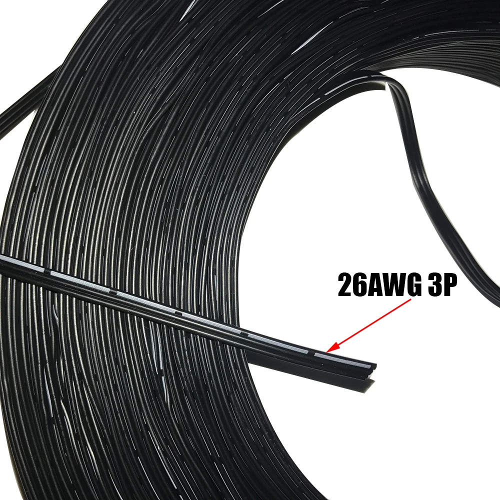 26AWG 28AWG 3P специальный мягкий высокотемпературный силиконовый параллельный
