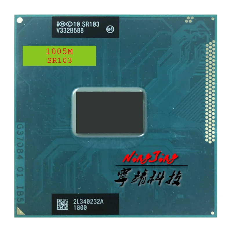 Процессор Intel Celeron 1005M SR103 двухъядерный процессор 1 9 ГГц с двумя потоками 2 м 35 Вт