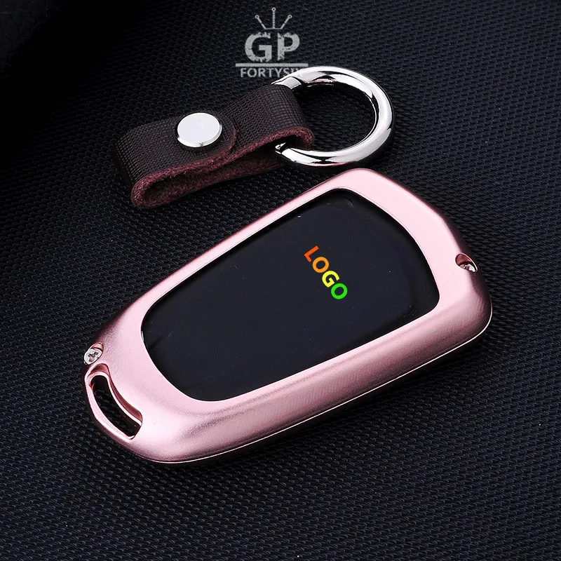 3D чехол для автомобильного ключа из алюминиевого сплава Cadillac XTS SLS CTS SRX ATS женские