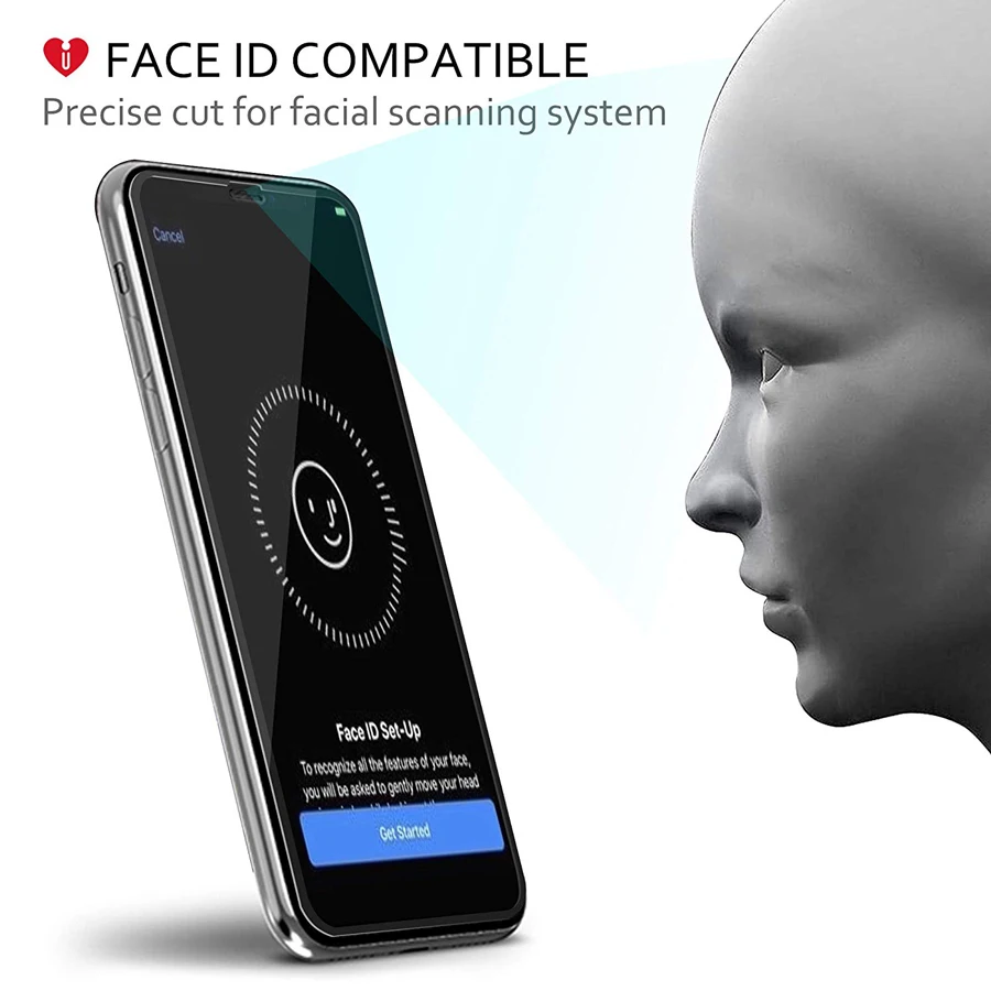 2 шт Полное клеевое закаленное стекло для iPhone X 7 8 Plus защита экрана полное покрытие стекло для iPhone XR XS Max