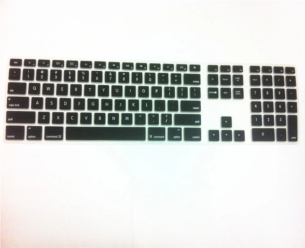 Цветной силиконовый чехол для клавиатуры Apple iMac с цифровой клавиатурой G5 G6|keyboard