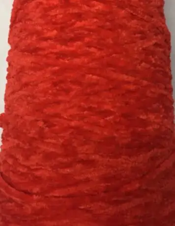 red TPRPYN 1 шт. = 250 г бархатная пряжа, мягкая синельная пряжа, блестящая пряжа для вязания крючком, ручная вязка, свитер, длина 700 м, NL858 - Цвет: red