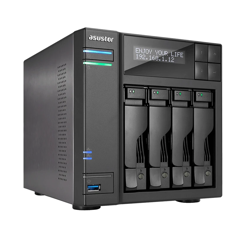 ASUSTOR AS6404T 4 bay бесдисковый nas сервер nfs сетевое хранилище облачное файловый 3 года