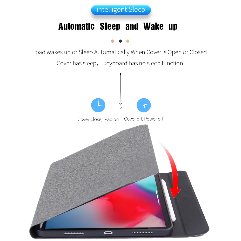 Беспроводной чехол-клавиатура с Bluetooth для iPad Air 2019 ABS планшета 9 7 2017 2018 Pro 10 5
