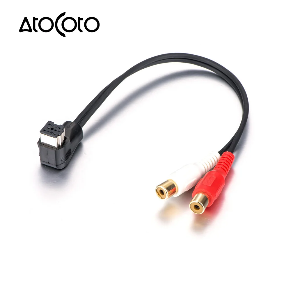 2 RCA AUX аудио Вход Соединительный Кабель адаптер для Pioneer AVIC Z1 Z2 Z3 N4 DEH P IP BUS CD