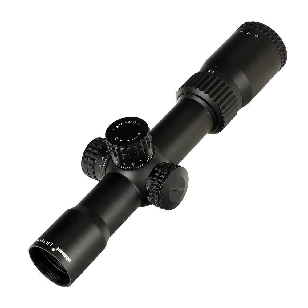 Ohhunt LR 1,5-8X28 ИК компактный охотничий прицел Mil Dot стекло травленая сетка Красное освещение башенки замок сброс тактический прицел
