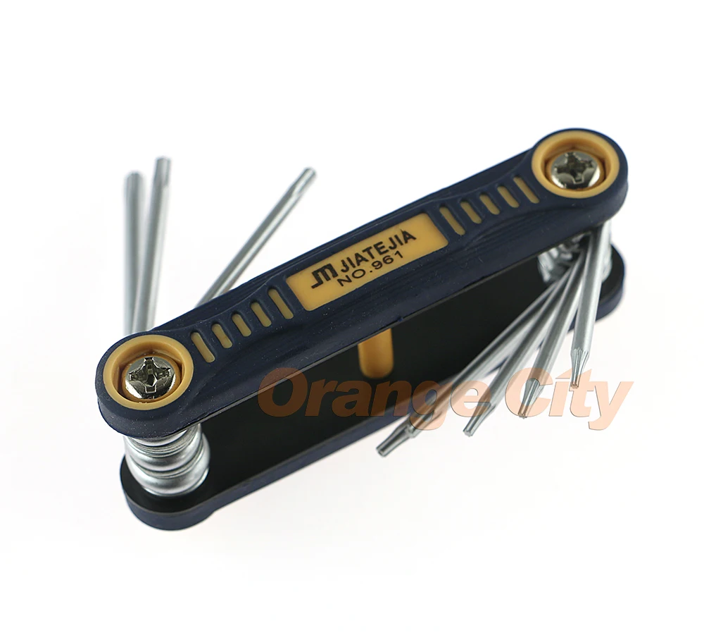 

ChengChengDianWan T5 T6 T7 T8 T9 T10 T15 T20 Folding tool Opening Unlock Screwdriver For XBOX360/XBOX ONE Console Contorller