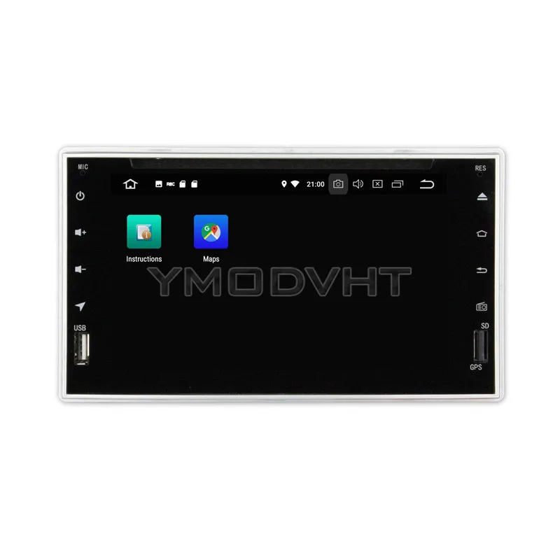 YMODVHT 6 2 дюймовый Android 8 0 Восьмиядерный PX5 4 Гб ОЗУ 32 ПЗУ Универсальный Автомобильный