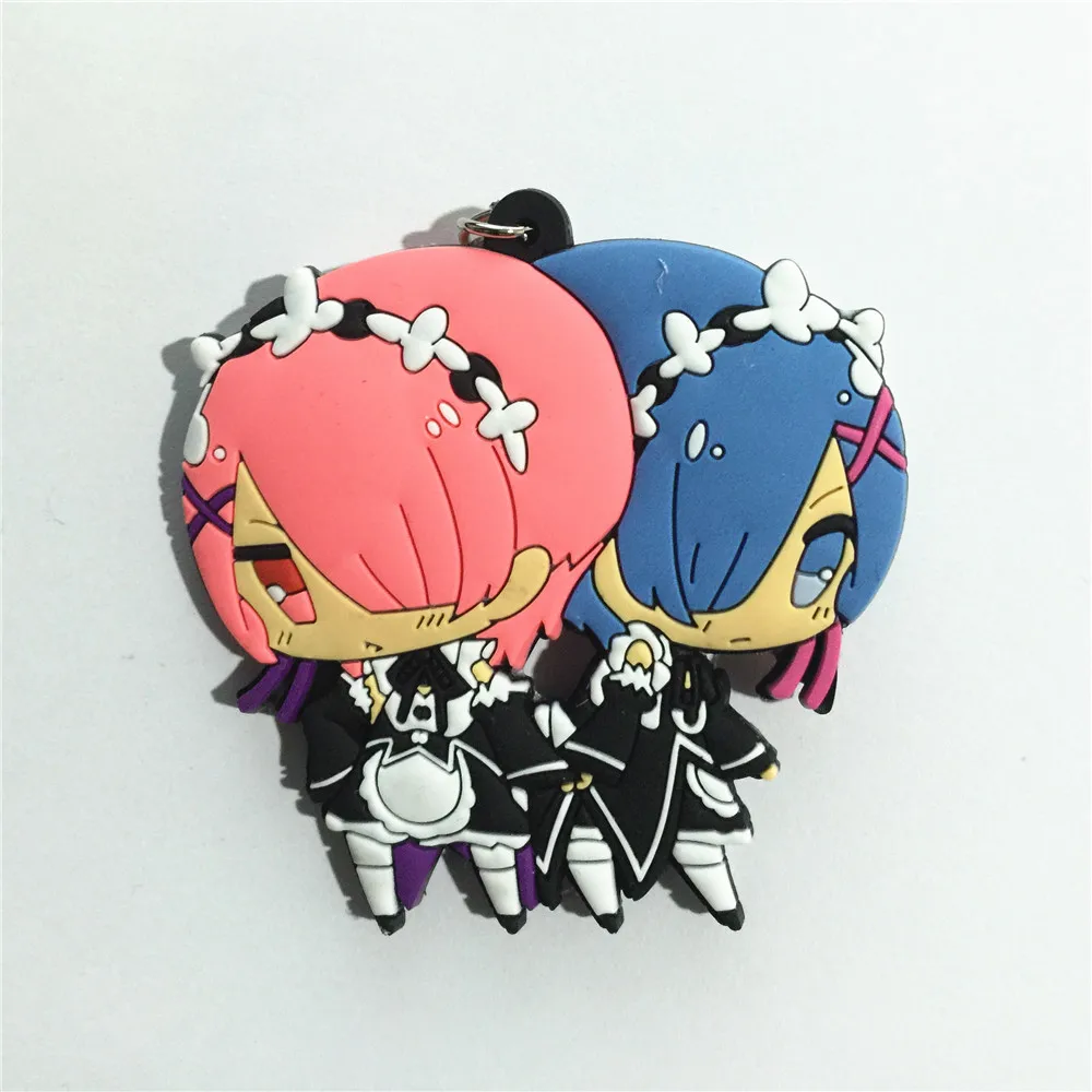 Рем Рам Нацуки Субару Пак Беатриса Войлок аниме Re:Zero kara Hajimeru Isekai Seikatsu резиновый кавайный ПВХ брелок (art.: 7a3e8d317) - 7a3e8d317