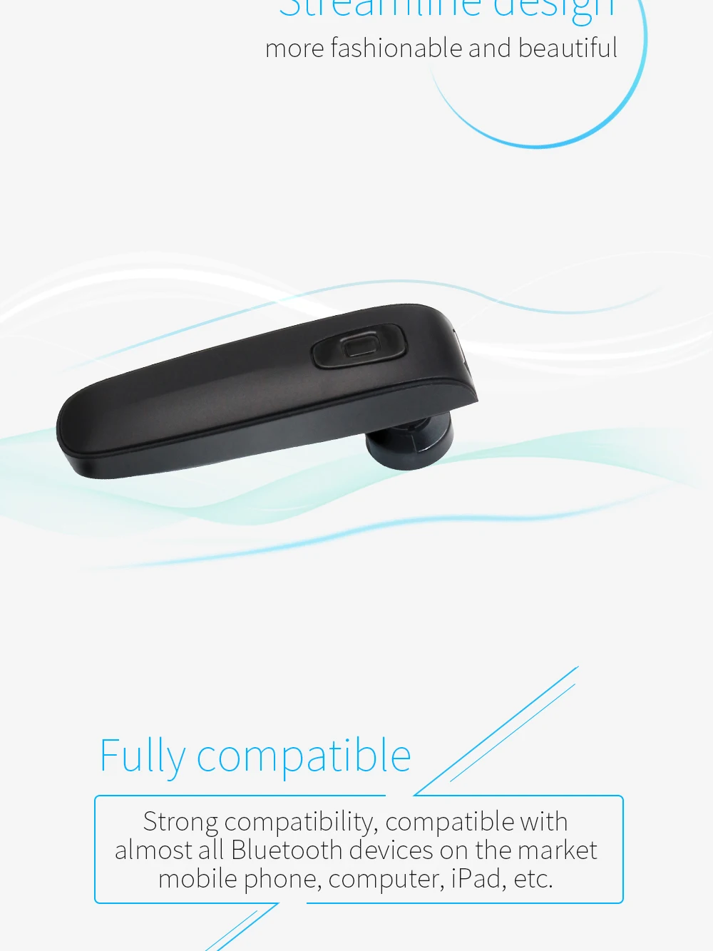 B1 Мини Bluetooth наушники беспроводные наушники Моно маленькие Handsfree бас наушники гарнитура с микрофоном для xiaomi huawei смартфон