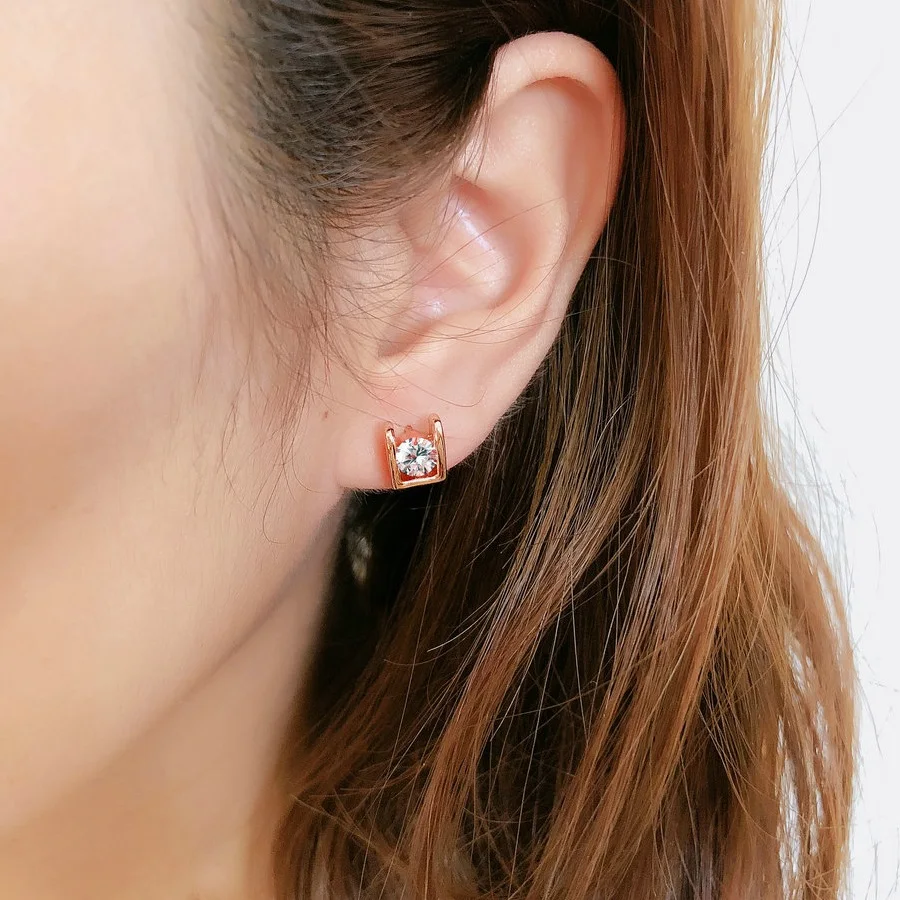 Женские серьги-пусеты TRACYSWING модные украшения из фианита AAA для вечеринки и