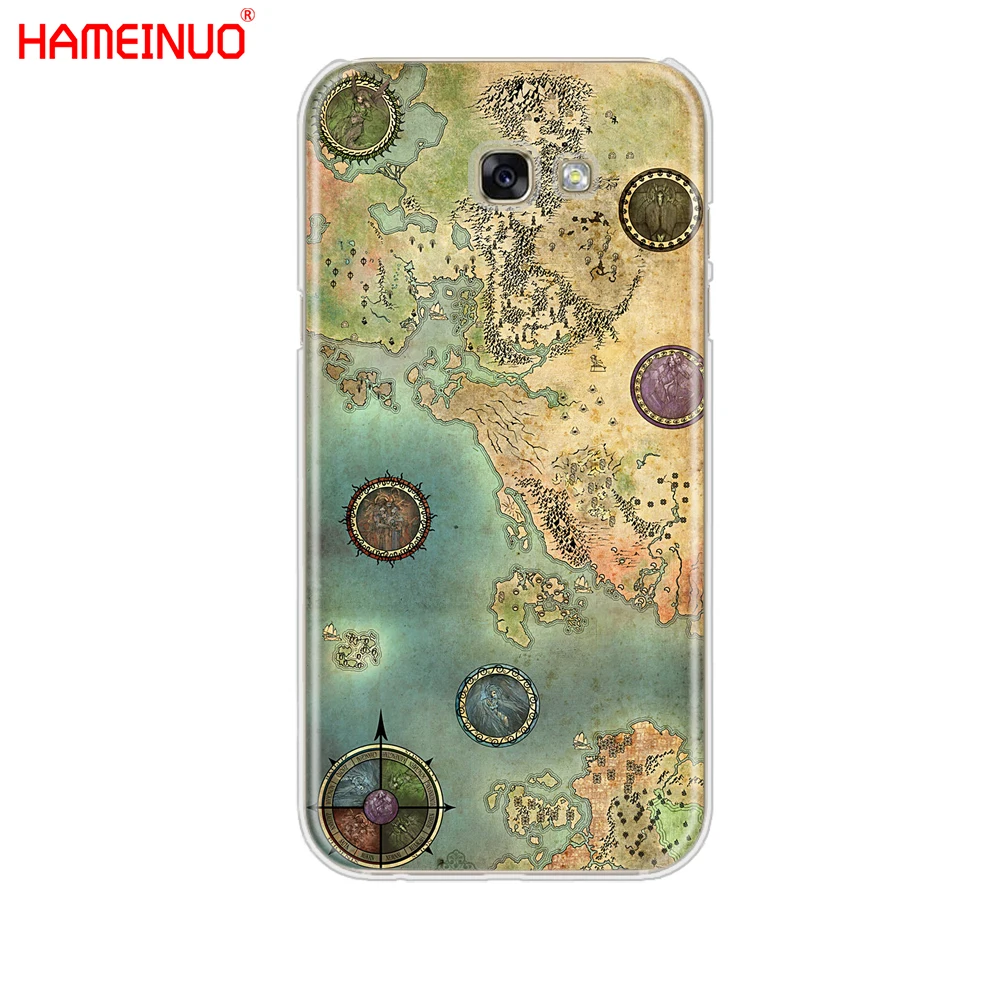 HAMEINUO карты мира планы путешествий чехол для мобильного телефона Samsung Galaxy A3 A310 A5 A510