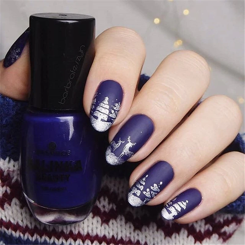 BORN PRETTY Christmas Theme Nail Art Stamp маникюрный шаблон печатная пластина трафарет для