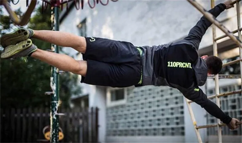 Мужские спортивные хлопковые шорты для фитнеса, повседневные пляжные шорты до колена, мужские спортивные штаны для бега, бодибилдинга, тренировок, кроссфита, Брендовые спортивные штаны